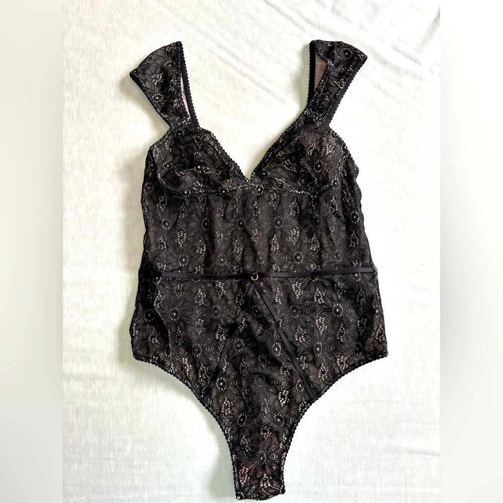 Victoria’s Secret Black Lace Bodysuit